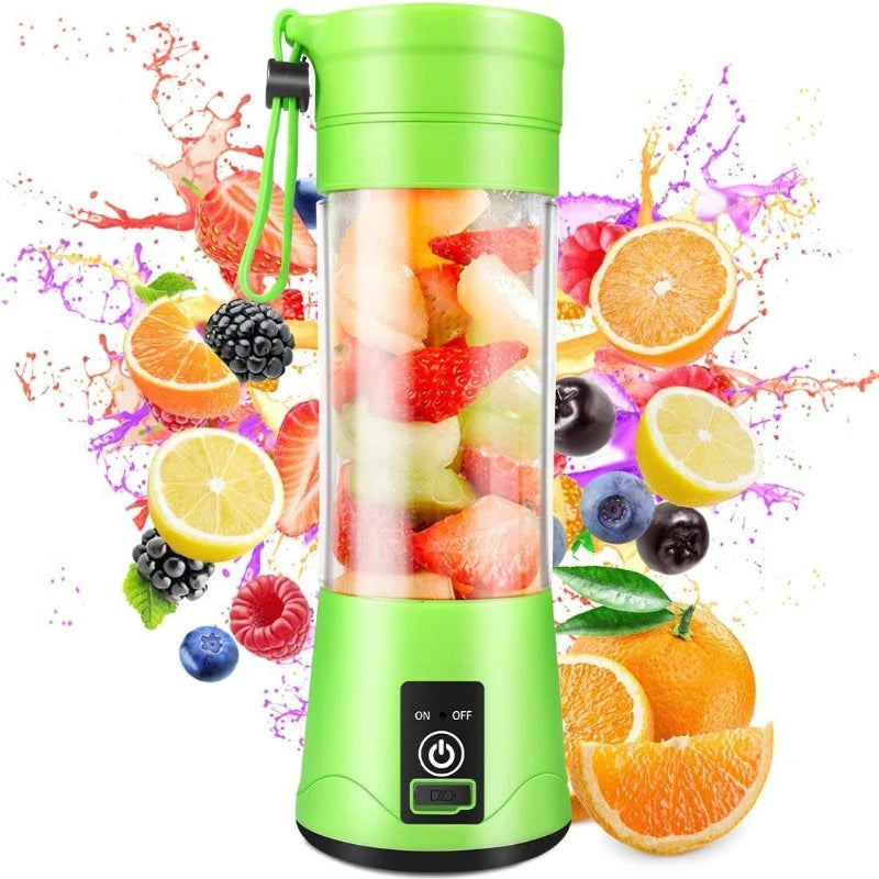 Mini Liquidificador Portátil Shake Take Juice Cup 6 Lâminas Recarregável